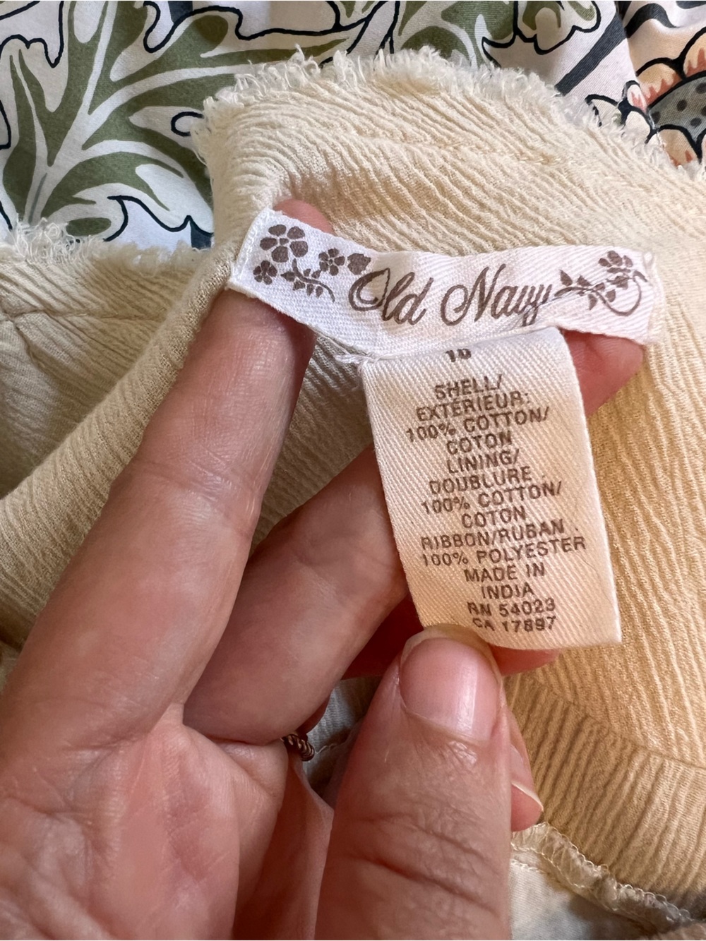 VNTG Y2K Old Navy Cotton Gauze Braided Strap Beaded Summer Maxi Dress - Picture 7 of 8